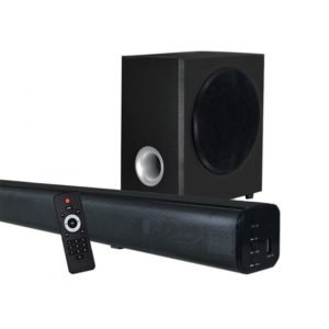 BARRA DE SONIDO QUICK CON SUBWOOFER 75W-RMS FM/BLUETOOTH/AUXILIAR/USB - QBSSW75W
