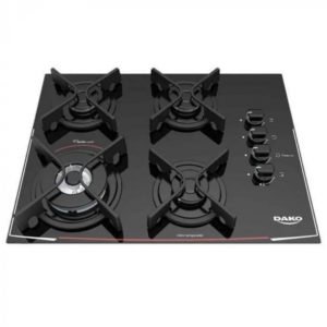 ANAFE DAKO 4H A GAS GLASS PARRILLA DE HIERRO FUNDIDO - 0202300001630