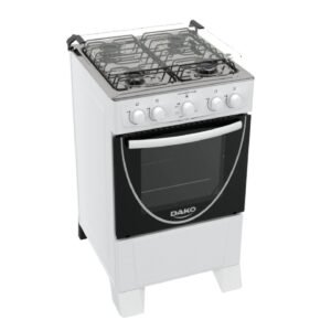 COCINA DAKO 4H LUNA A GAS T.VIDRIO ENC. ELECT. BLANCA - 0202300001068