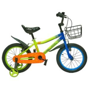 BICICLETA VELOZ ARO 16 SPEEDY VERDE/AZUL C/CANASTA - CICBV16M-102-AR